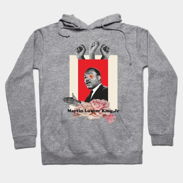 Martin Luther King Hoodie by Verge of Puberty
